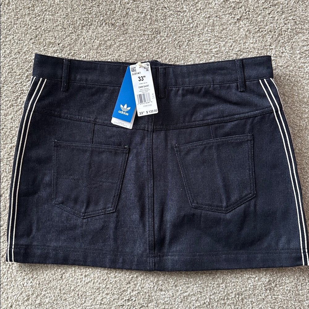 ADIDAS ORIGINALS
High Waist Denim Mini Skirt With Pockets In Blue - Picture 5 of 7